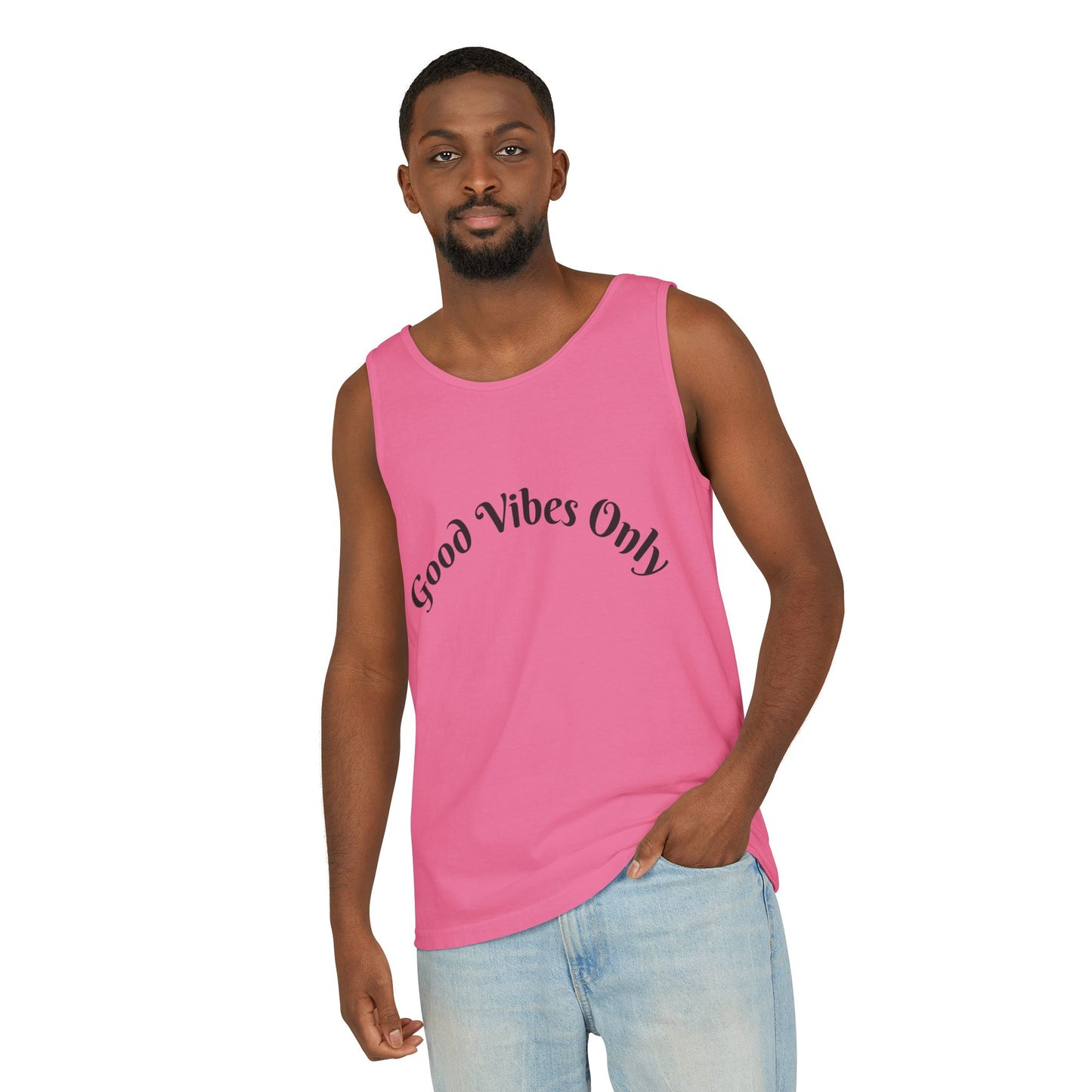 Good Vibes Only Unisex Tank Top | Summer Essential, Vacation Wear, Relaxed Style, Gift for Friends, Casual Outfit