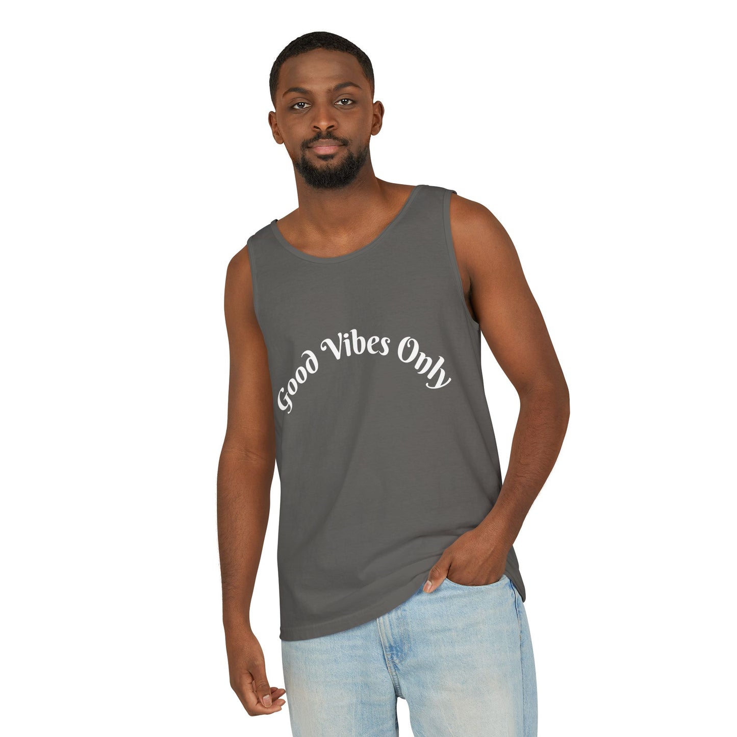 Good Vibes Only Unisex Tank Top | Summer Essential, Vacation Wear, Relaxed Style, Gift for Friends, Casual Outfit