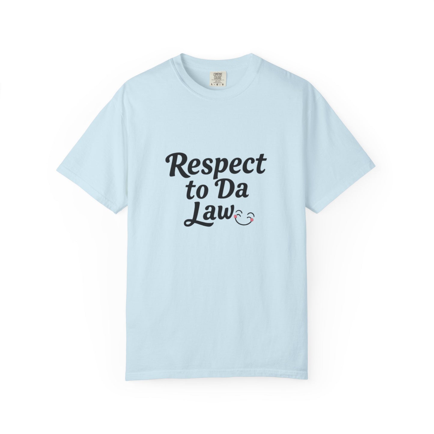 Respect to Da Law Unisex T-Shirt, Funny Gift for Law Students, Casual Wear, Unique Graphic Tee, Streetwear Style