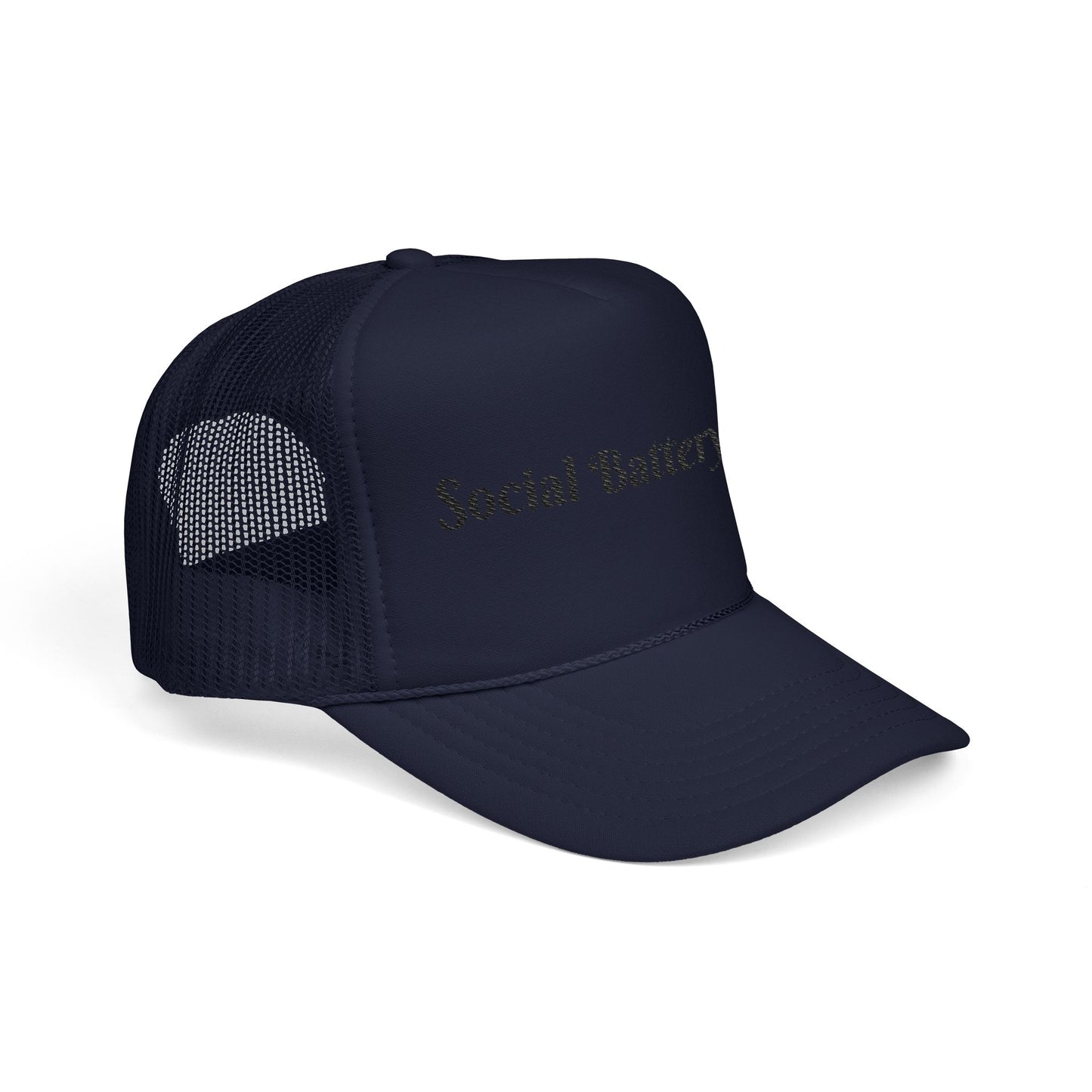 Social Battery Foam Trucker Hat - Casual Graphic Cap, Fun Gift for Friends, Outdoor Adventures, Festival Headwear, Summer Style