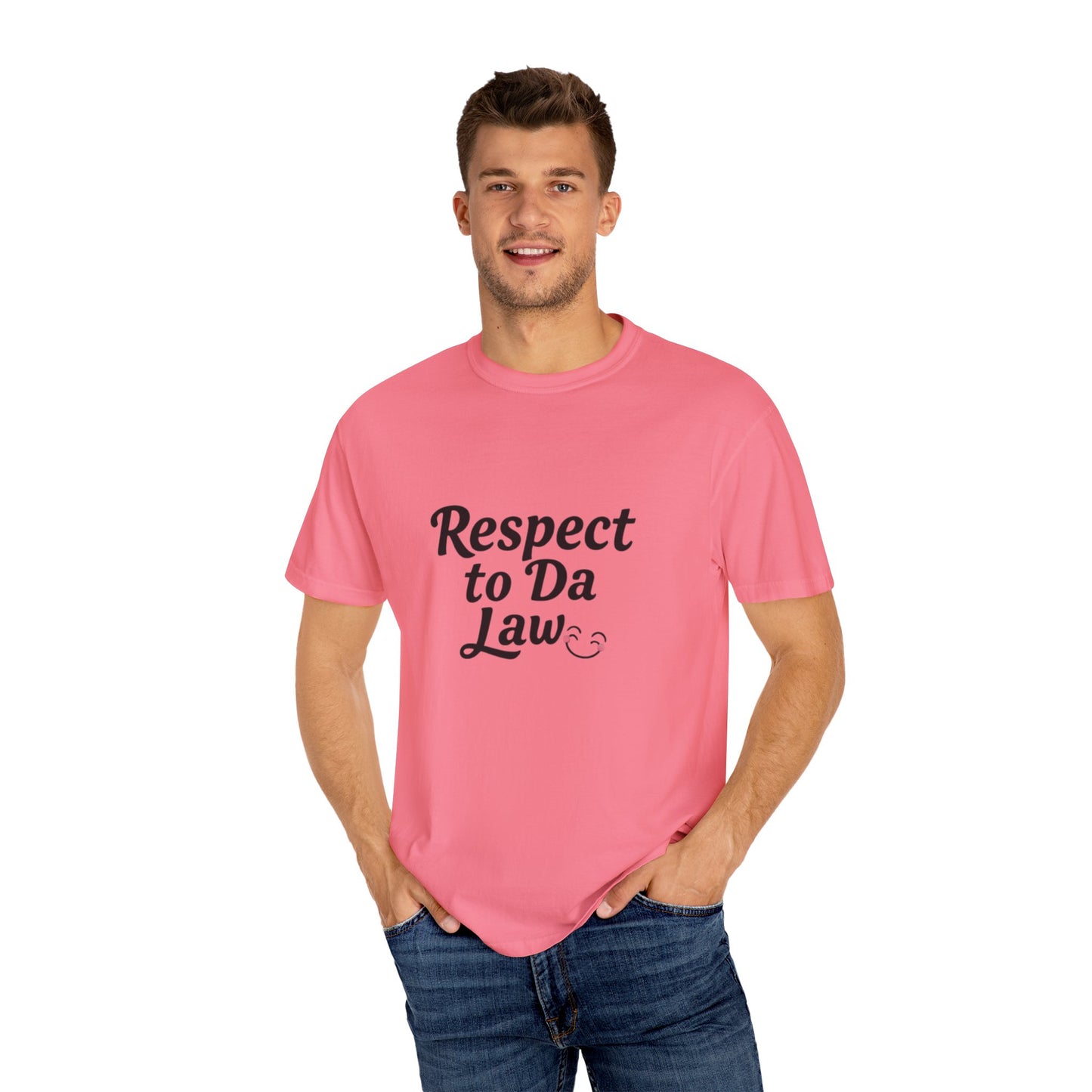 Respect to Da Law Unisex T-Shirt, Funny Gift for Law Students, Casual Wear, Unique Graphic Tee, Streetwear Style