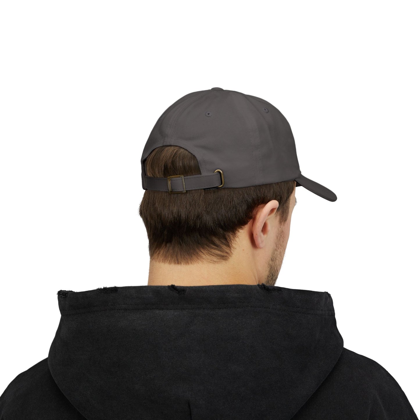 Humorous Dad Cap - 'Respect to Da Law!' Adjustable White Hat