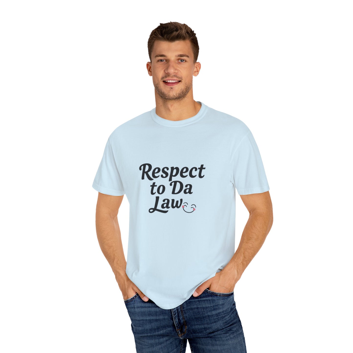Respect to Da Law Unisex T-Shirt, Funny Gift for Law Students, Casual Wear, Unique Graphic Tee, Streetwear Style