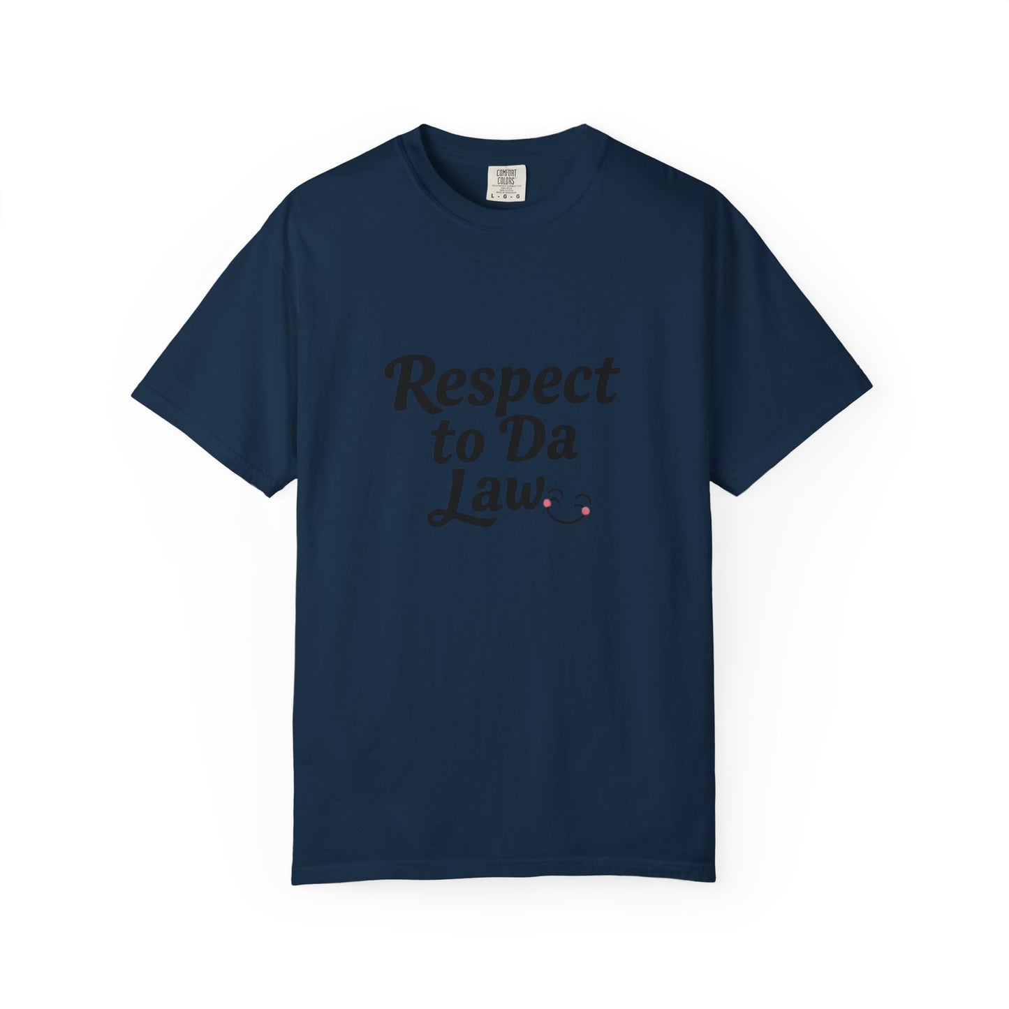 Respect to Da Law Unisex T-Shirt, Funny Gift for Law Students, Casual Wear, Unique Graphic Tee, Streetwear Style