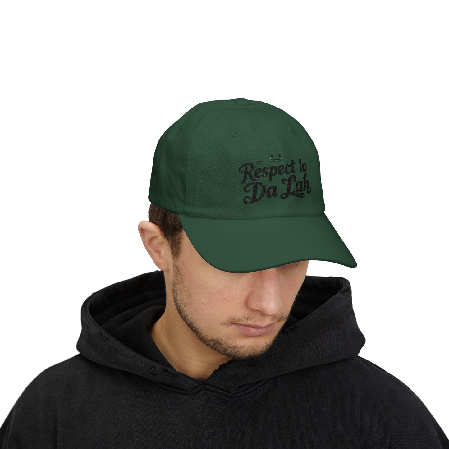 Respect to Da Lah Classic Dad Cap - Casual Adjustable Hat for Everyday Style
