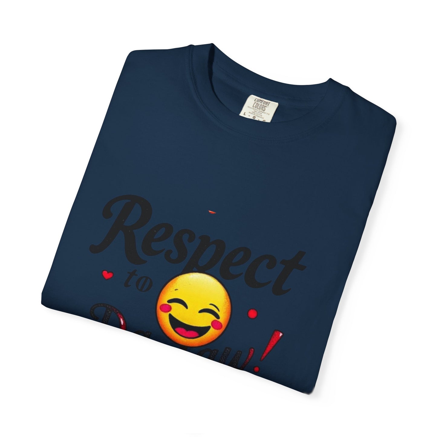 Playful Unisex T-Shirt: 'Respect to Da Law!' | Gift for Law Students, Casual Wear, Funny Tee, Statement Shirt
