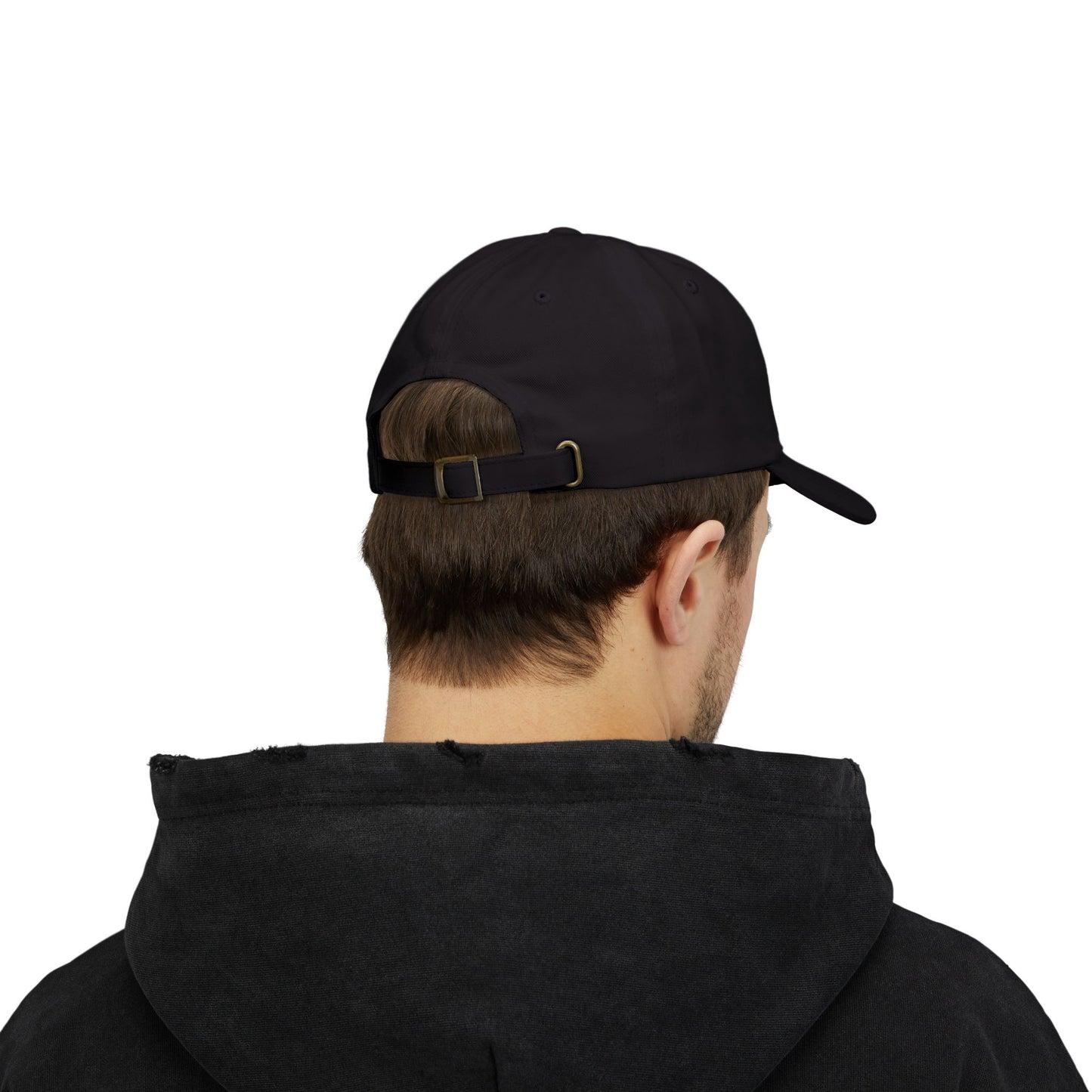 Humorous Dad Cap - 'Respect to Da Law!' Adjustable White Hat