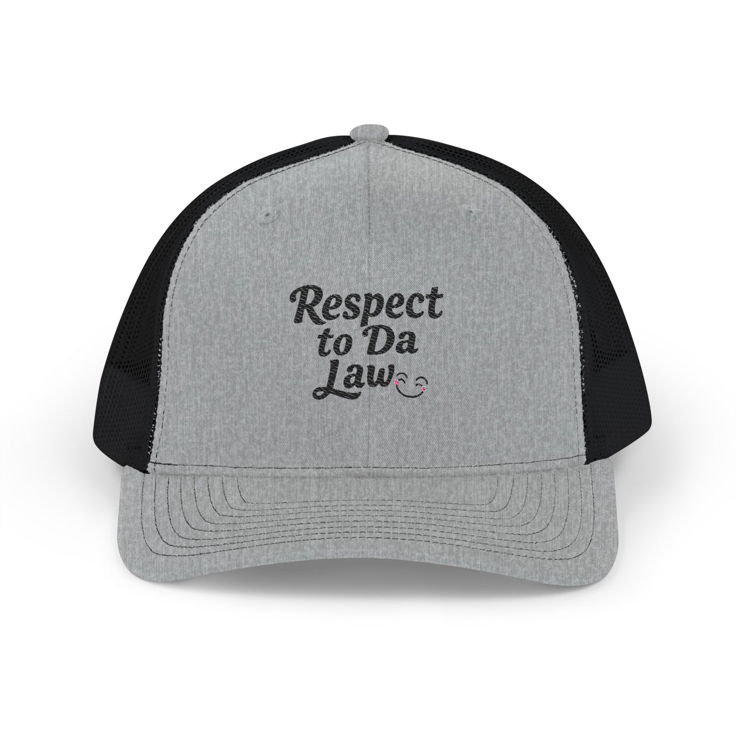 Respect to Da Law Snapback Trucker Cap | Casual Style, Gift for Law Students, Unisex Hat, Outdoor Activities, Trendy Summer Accessory
