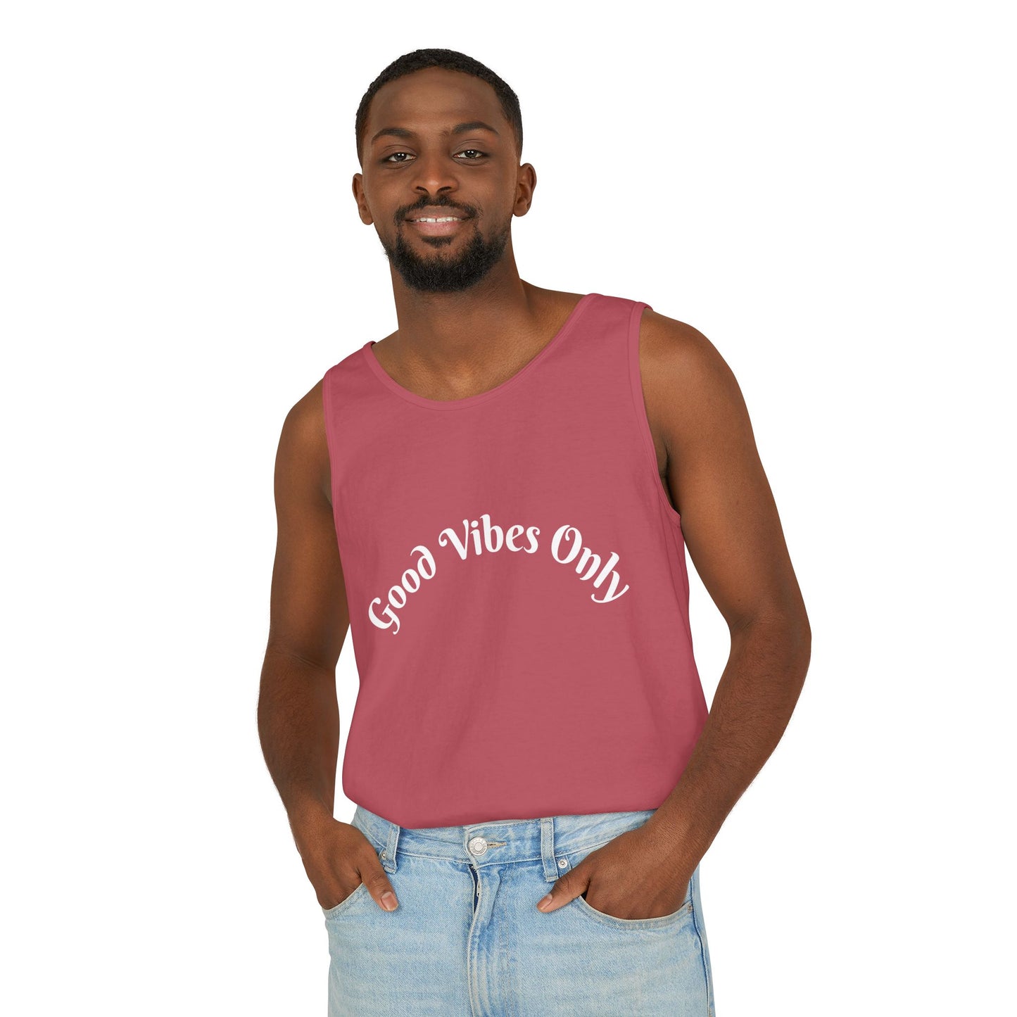 Good Vibes Only Unisex Tank Top | Summer Essential, Vacation Wear, Relaxed Style, Gift for Friends, Casual Outfit