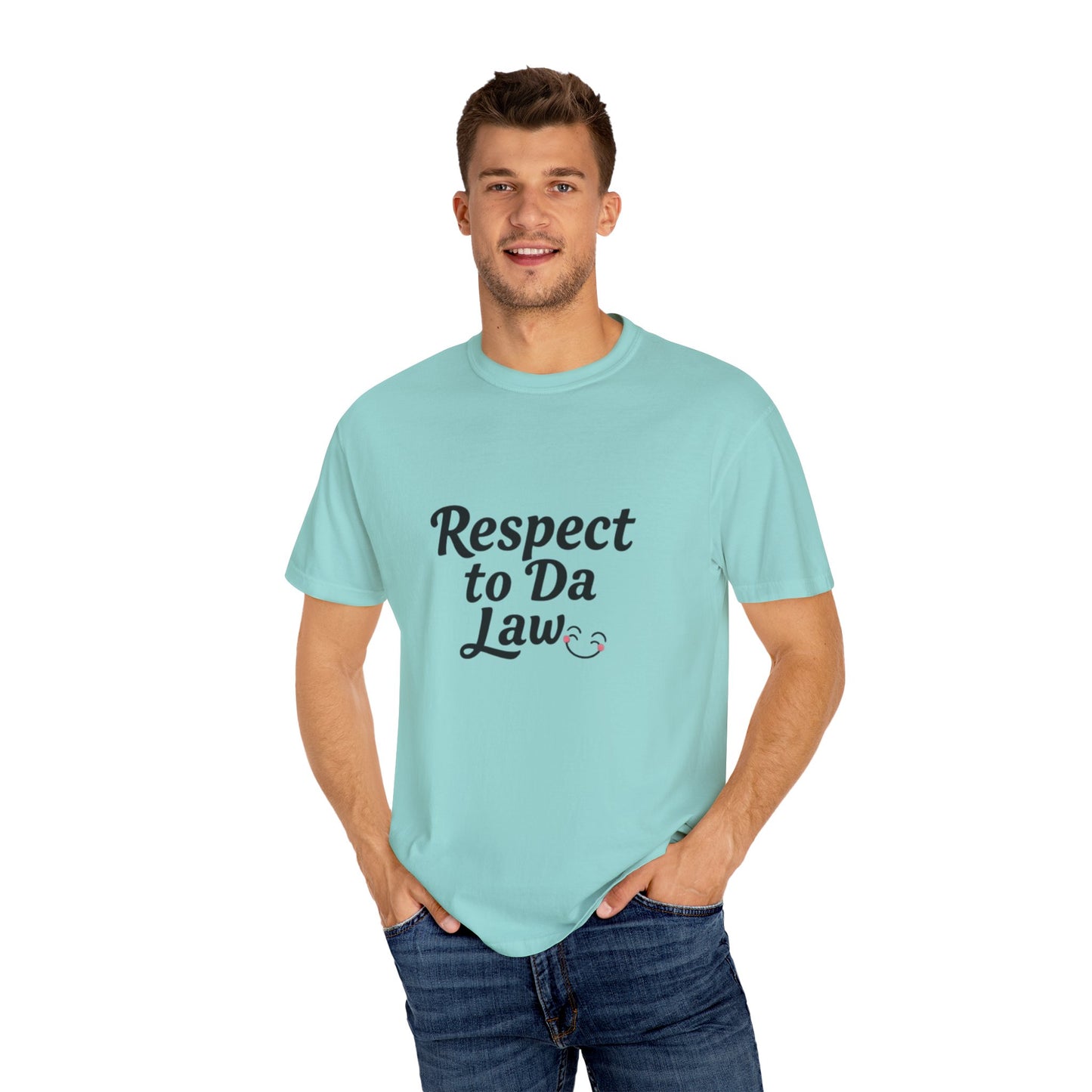 Respect to Da Law Unisex T-Shirt, Funny Gift for Law Students, Casual Wear, Unique Graphic Tee, Streetwear Style
