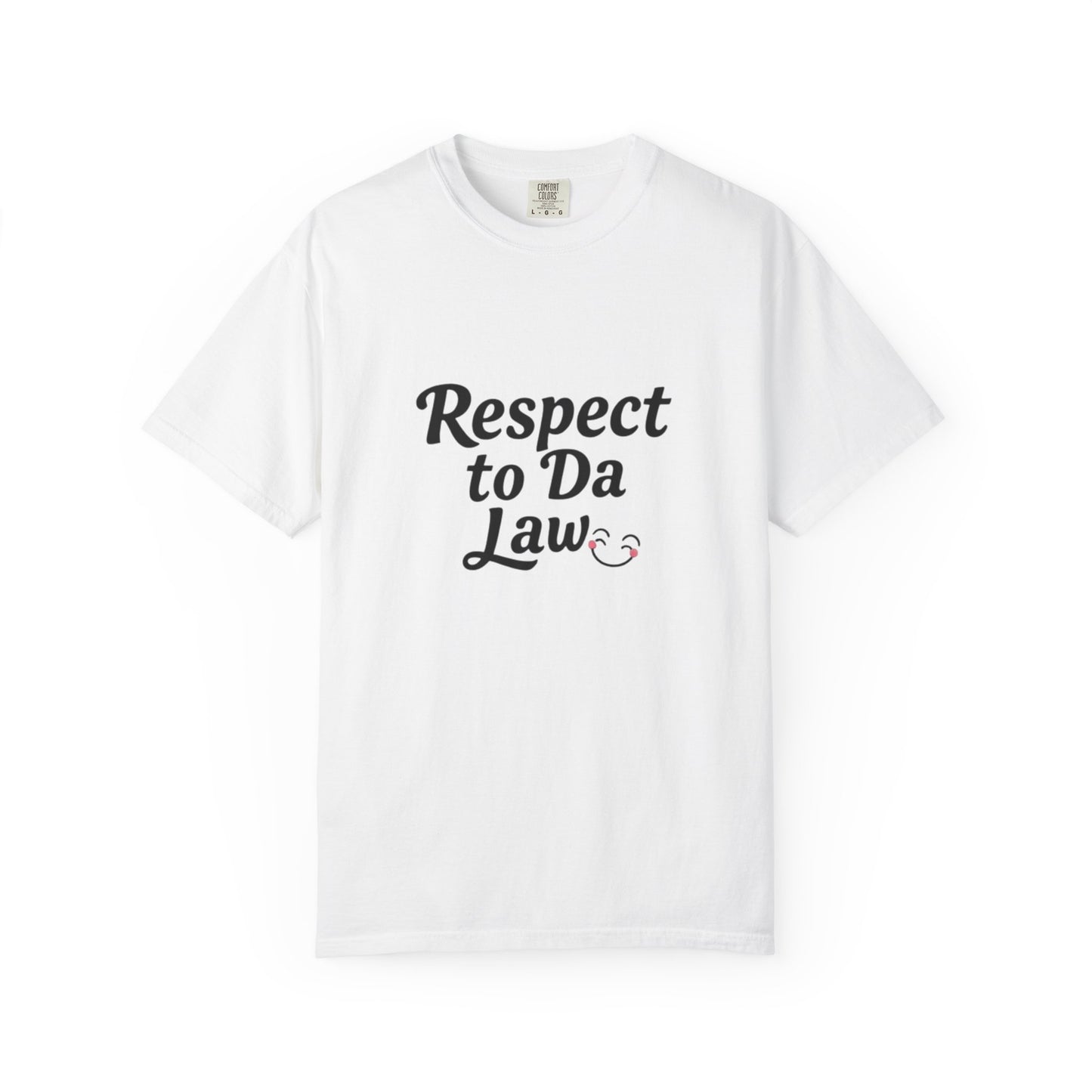 Respect to Da Law Unisex T-Shirt, Funny Gift for Law Students, Casual Wear, Unique Graphic Tee, Streetwear Style