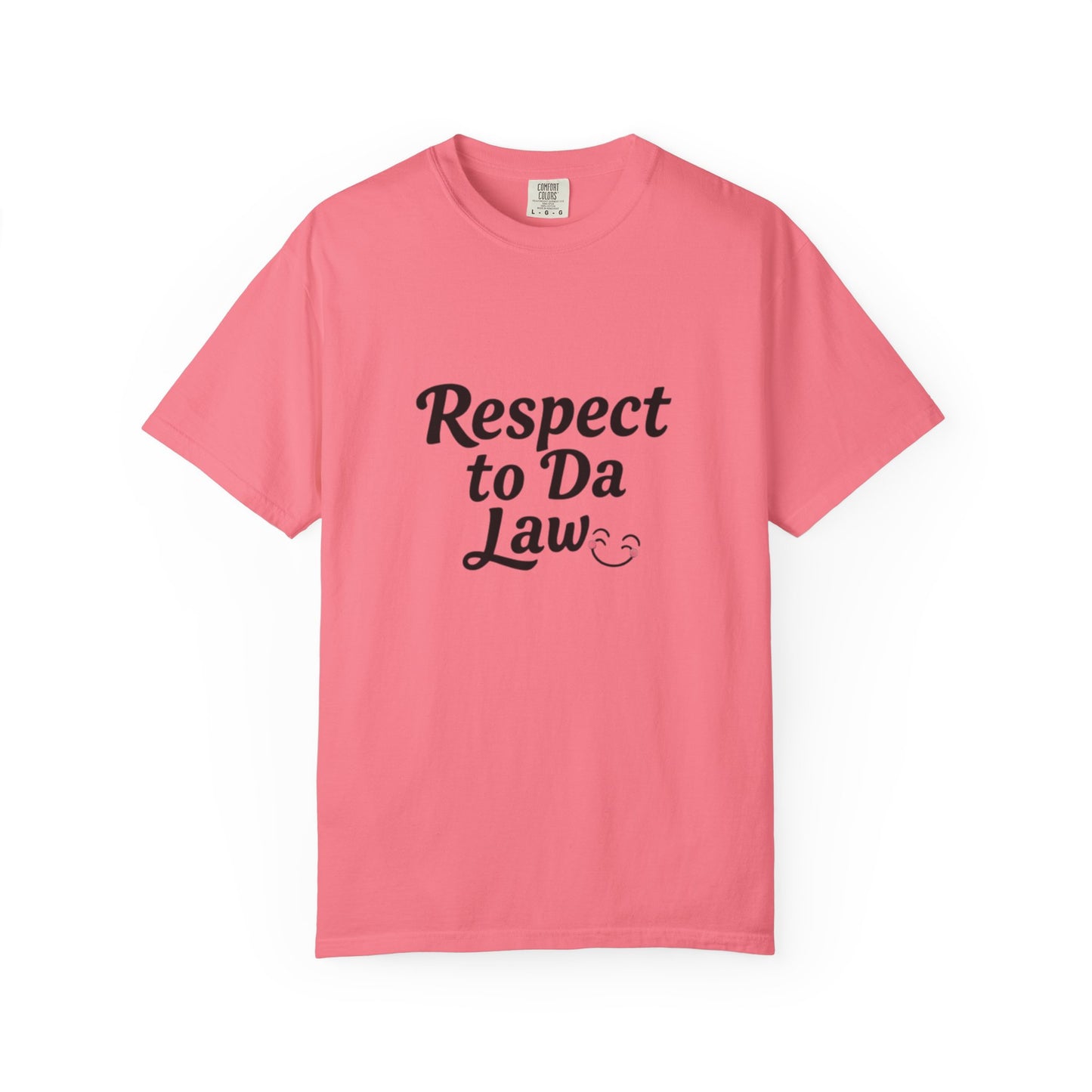 Respect to Da Law Unisex T-Shirt, Funny Gift for Law Students, Casual Wear, Unique Graphic Tee, Streetwear Style