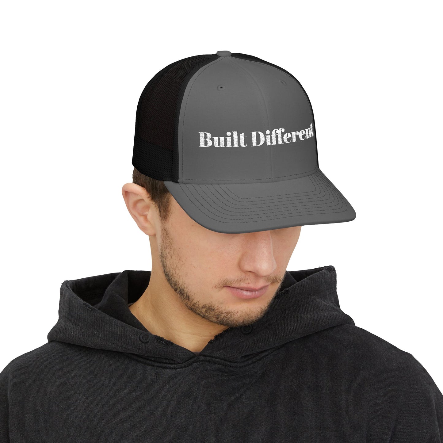 Built Different Snapback Trucker Cap | Adjustable Hat for Outdoor Enthusiasts, Fashion Statement for Casual Outings, Gift for Dads, [...]